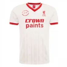 1985-1986 LFC Away White Retro Soccer Jersey