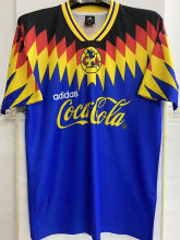 1995 Club America Away Blue Retro Soccer Jersey