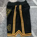 Lakers Black Four Bags NBA Pants