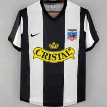1999 Colo-Colo Third White Black Retro Soccer Jersey
