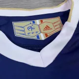 2010 France Home Blue Retro Soccer Jersey