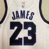 Lakers JAMES #23 White City Edition NBA Jerseys