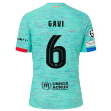 GAVI #6 BA 1:1 Third Blue Fans Soccer Jersey 2023/24 (UCL Font 欧冠字体) ★★