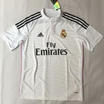 2014-2015 RM Home White Retro Soccer Jersey