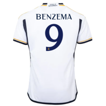 BENZEMA #9 RM Home 1:1 Quality Home Fans Jersey 2023/24 ★★