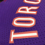 1999/00 Toronto Raptors CARTER #15 Purple Black Retro NBA Jerseys 热压