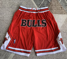Bulls Red Four Bags NBA Pants