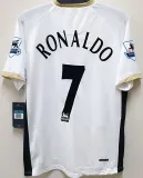 2006/07 M Utd Away White Retro Soccer Jersey