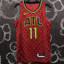 Hawks YOUNG #11 Red NBA Jersey
