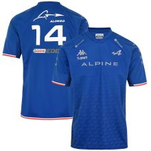 2022 Alpine F1 ALONSO 14 Blue Team T-Shirt