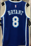 LA Lakers Bryant # 8 Blue NBA Jerseys Hot Pressed