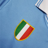 1986/87 Napoli Home Blue Retro Soccer Jersey