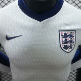 2024/25 England Home White Player Version Long Sleeve Jersey