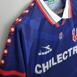 1996 Universidad de Chile Home Blue Retro Soccer Jersey