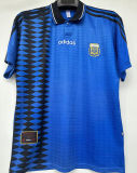 1994 Argentina Away Blue Retro Soccer Jersey