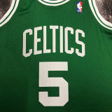 2007/08 Celtics GARNETT #5 Green Retro NBA Jerseys 热压