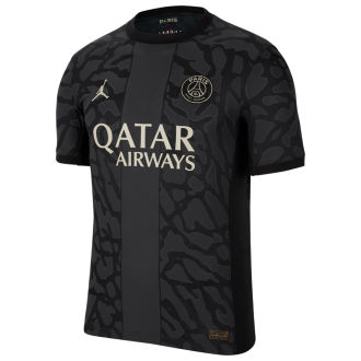 2023/24 PSG 1:1 Quality Third Black Fans Soccer Jersey