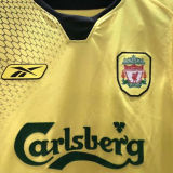 2004-2005 LFC Away Yellow Retro Soccer Jersey