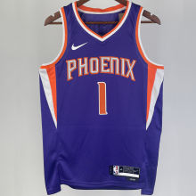 2023/24 Suns BOOKER #1 Purple NBA Jerseys