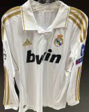 RONALDO # 7 RM Home Retro Long Sleeve Jersey 2011/12 (Have All Patch) (蓝9字杯) 全套章 ★★