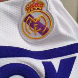 1997-1998 RM White Home Retro Soccer Jersey