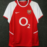 HENRY #14 ARS Home Retro Jersey 2002/04 (Have Patch 带 2001-2002 金双臂章 FA Premier League Font 英超字体 ) ★★