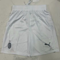 2023/24 AC Away White Shorts Pants