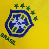2004/06 Brazil Home Yellow Retro Soccer Jersey