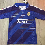 1994-1996 RM Blue Away Retro Soccer Jersey
