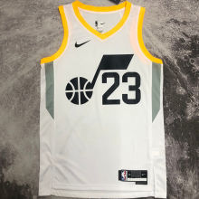 2023 Jazz MARKKANEN #23 White NBA Jerseys