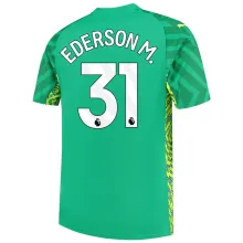 EDERSON M. #31 Man City Goalkeeper Soccer Jersey 2023/24 (League Font) ★★