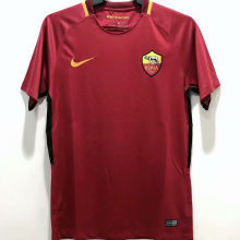 2017/18 Roma Home Red Retro Soccer Jersey