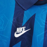 BERGKAMP #10 1995/96 ARS Away Blue Retro Jersey (有背号下英文) ★★