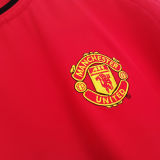 2002/04 M Utd Home Long Sleeve Retro Soccer Jersey