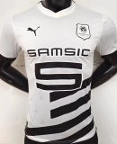 2023/24 Rennais Away White Player Version Soccer Jersey