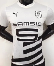2023/24 Rennais Away White Player Version Soccer Jersey