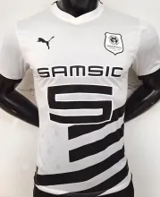 2023/24 Rennais Away White Player Version Soccer Jersey