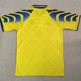 1995/97 Parma Home Yellow Retro Soccer Jersey
