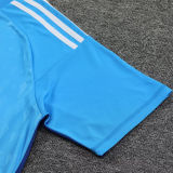 2023/24 RM Goalkeeper Blue Fans Soccer Jersey(A Set)