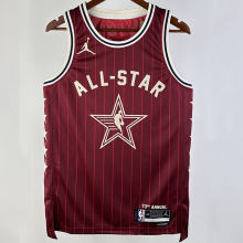 2024 ALL-STAR EDWARDS #5 Red NBA Jerseys