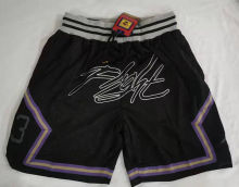Bulls Black Four Bags NBA Pants