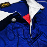 1998 Japan Home Blue Retro Long Sleeve Retro Jersey