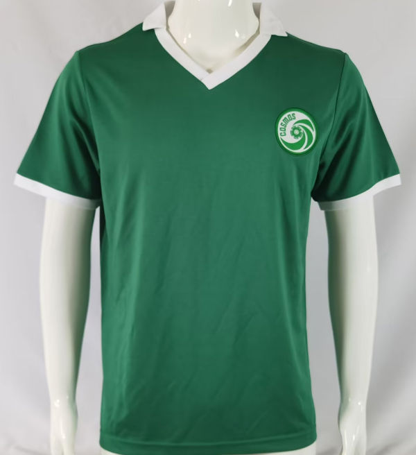 1977 New York Cosmos Away Green Retro Soccer Jersey