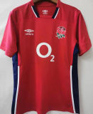 2021/22 England Away Red Rugby Shirt 英格兰