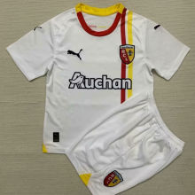 2023/24 Lens Third White Kids Soccer Jersey