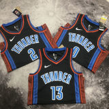2023/24 KC Thunder GILGEOUS-ALEXANDER #2 Black City Edition NBA Jerseys