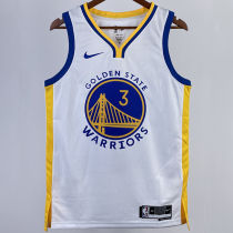 2023/24 Warriors POOLE #3 White NBA Jerseys