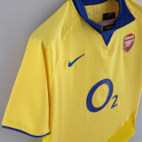 2003/05 ARS Away Yellow Retro Soccer Jersey