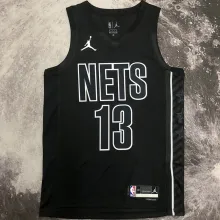2023 Nets HARDEN #13 Black NBA Jerseys