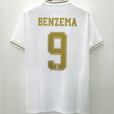 2019/20 RM Home White Long Sleeve Retro Soccer Jersey